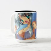 2 Couleurs Tasse d'Anime (Devant gauche)