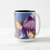2 Couleurs Tasse d'Anime (Devant droit)