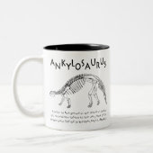2 Couleurs Tasse d'Ankylosaurus (Gauche)