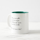 2 Couleurs Tasse d'anneau de dragon (Devant gauche)