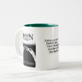 2 Couleurs Tasse d'anneau de dragon (Devant gauche)