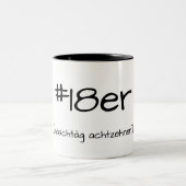 2 Couleurs Tasse d'années #18er (Centre)