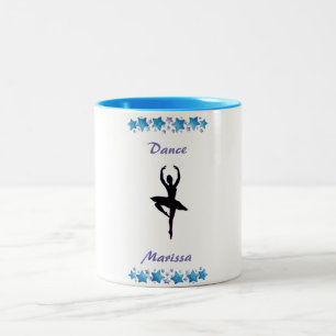 2 Couleurs Tasse Danse Ballerine Étoiles