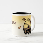 2 Couleurs Tasse d'apiculteur (Devant droit)