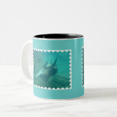2 Couleurs Tasse d'Aqua d'otaries (Devant gauche)