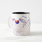 2 Couleurs Tasse d'araignée d'Itsy Bitsy (Devant gauche)