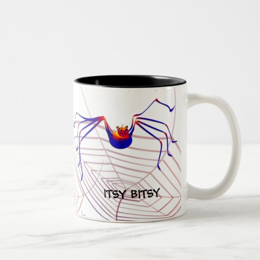 2 Couleurs Tasse d'araignée d'Itsy Bitsy (Droit)