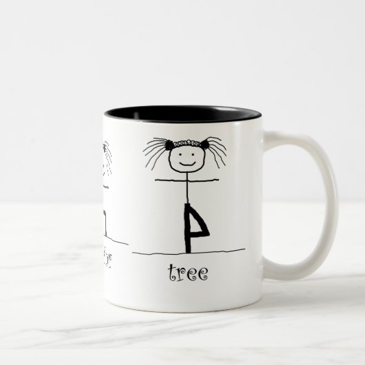 2 Couleurs tasse d'arbre de guerrier de triangle (Droit)