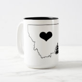 2 Couleurs Tasse d'arbre du Montana (Devant gauche)