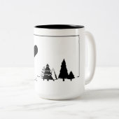 2 Couleurs Tasse d'arbre du Montana (Devant droit)