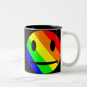 2 Couleurs Tasse d'arc-en-ciel