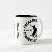 2 Couleurs Tasse d'archéologue (Devant droit)