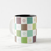 2 Couleurs Tasse d'armure de flocon de neige (Devant gauche)