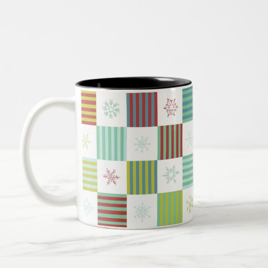 2 Couleurs Tasse d'armure de flocon de neige (Gauche)