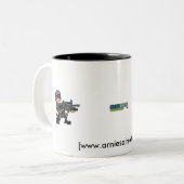 2 Couleurs Tasse d'Arnies Airsoft (Devant gauche)