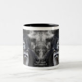 2 Couleurs Tasse d'art de bandits de nuit (Centre)
