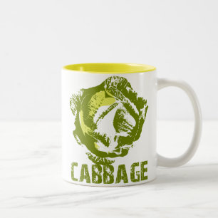2 Couleurs Tasse d'art de bruit de chou commun