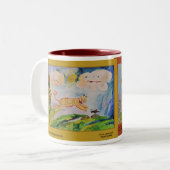 2 Couleurs Tasse d'art de filles de Burnham (Devant gauche)