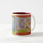 2 Couleurs Tasse d'art de filles de Burnham (Devant droit)