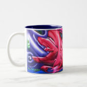 2 Couleurs Tasse d'art de Mon-Rue (Gauche)