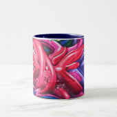 2 Couleurs Tasse d'art de Mon-Rue (Centre)