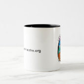 2 Couleurs Tasse d'art de Mythos par saut (Centre)