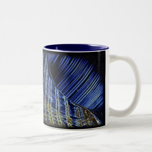 2 Couleurs Tasse d'art numérique de Shell (Droit)