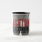 2 Couleurs Tasse d'Ashton Blackthorne (Centre)