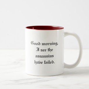 2 Couleurs Tasse d'assassins