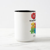 2 Couleurs Tasse d'assistant d'ergothérapie (Centre)