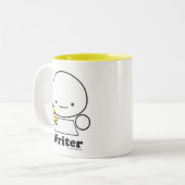 2 Couleurs Tasse d'auteur (plus de styles) (Devant gauche)
