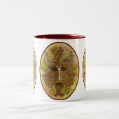 2 Couleurs Tasse d'automne de Greenman (Centre)