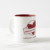 2 Couleurs Tasse d'AWF (Devant gauche)