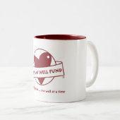 2 Couleurs Tasse d'AWF (Devant droit)