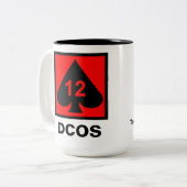 2 Couleurs Tasse de 12 Bde (Devant gauche)