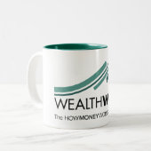 2 Couleurs Tasse de 2-Ton de WealthWave | (Devant gauche)