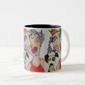 2 Couleurs Tasse de 330ml Lien inexprimé (Devant droit)