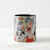 2 Couleurs Tasse de 330ml Lien inexprimé (Centre)