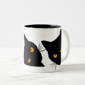 2 Couleurs Tasse de 3 chats (Devant droit)