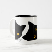 2 Couleurs Tasse de 3 chats (Devant gauche)