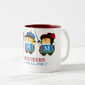 2 Couleurs Tasse de 3 commercialisants (Devant droit)