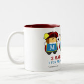 2 Couleurs Tasse de 3 commercialisants (Gauche)