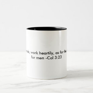 2 Couleurs Tasse de 3h23 de Colossians