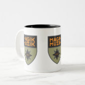 2 Couleurs Tasse de "armée" de Magik Muzik (Devant gauche)