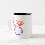 2 Couleurs Tasse de Bachelorette (Devant gauche)