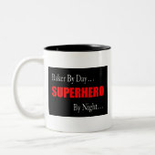2 Couleurs Tasse de Baker de super héros (Gauche)