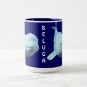 2 COULEURS TASSE DE BALEINE DE BELUGA (Centre)