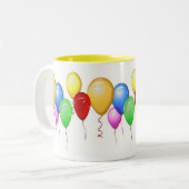 2 Couleurs Tasse de ballons (Devant gauche)