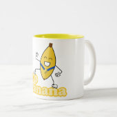 2 Couleurs Tasse de banane supérieure (Devant droit)