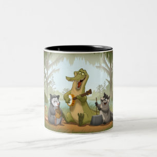 2 Couleurs Tasse de bande de cruche de bayou